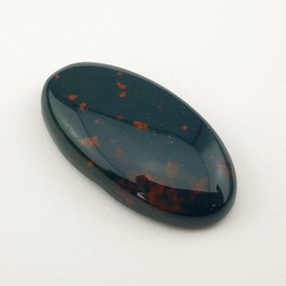 Bloodstone cabochon 31x17 mm no. 67