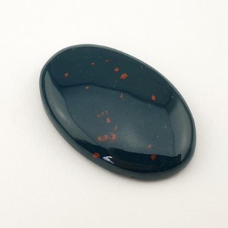 Bloodstone cabochon 31x21 mm no. 60