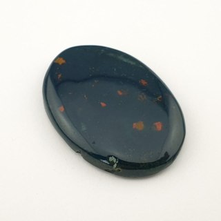 Bloodstone cabochon 33x23 mm no 72