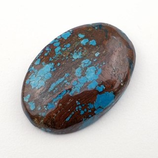 Magnesite turquoise cabochon 28x19 mm no. 131