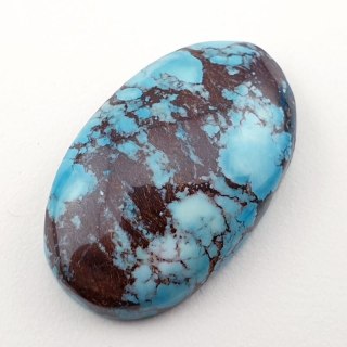 Magnesite turquoise cabochon 29x18 mm no 87