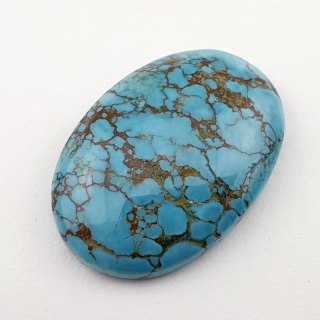 Magnesite turquoise cabochon 31x21 mm no 75
