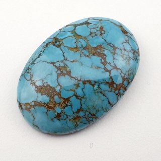 Magnesite turquoise cabochon 31x21 mm no 75
