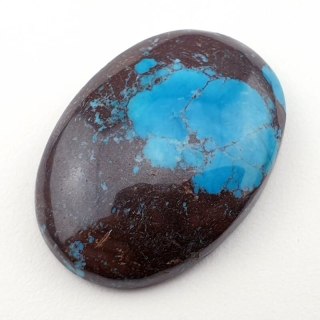Magnesite turquoise cabochon 32x22 mm no 81