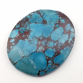 Magnesite turquoise cabochon 32x26 mm no 86