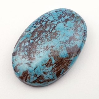 Magnesite turquoise cabochon 33x21 mm no 62