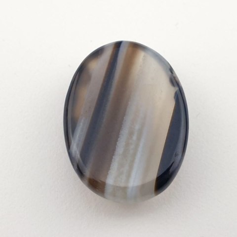 Striped agate cabochon 28x20 mm no 30 Striped agate cabochon 28x20 mm no 30