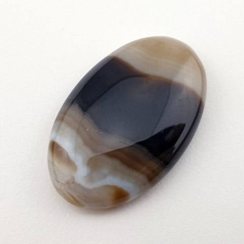 Agat w paski kaboszon 30x19 mm nr 42 Agat w paski kaboszon 30x19 mm nr 42