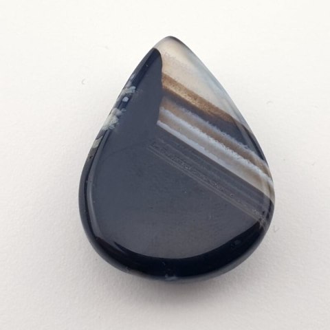 Striped agate cabochon 30x22 mm no. 24 Striped agate cabochon 30x22 mm no. 24