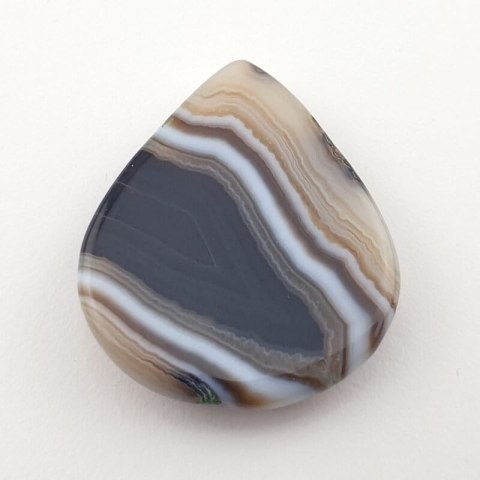 Striped agate cabochon 33x28 mm no 36 Striped agate cabochon 33x28 mm no 36