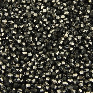 Bicone 3 mm Hematite 50szt
