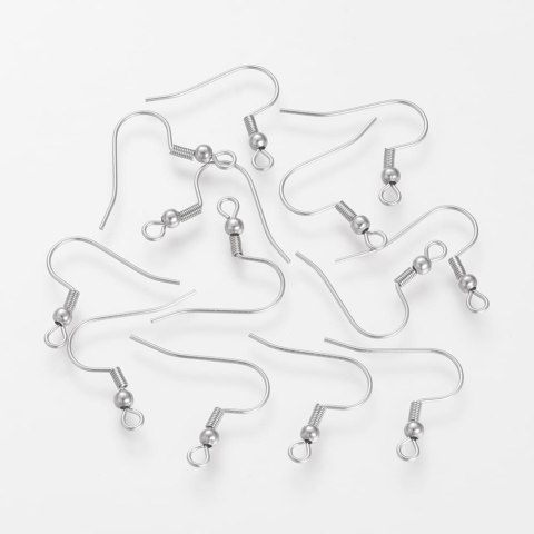 Stainless steel earwires 20x17 mm 20 pcs Stainless steel earwires 20x17 mm 20 pcs