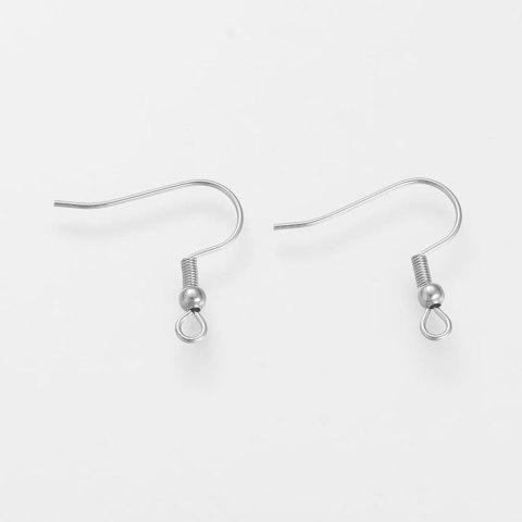 Stainless steel earwires 20x17 mm 20 pcs Stainless steel earwires 20x17 mm 20 pcs