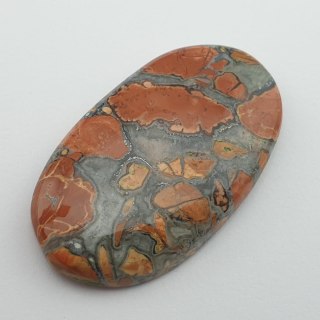 Jasper Maligano cabochon 3.5x2.1 cm no. 30