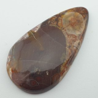 Jasper bird's eye cabochon 4.3x2.3 cm no. 23