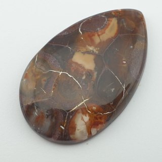 Jasper bird's eye cabochon 4.3x2.6 cm no. 25