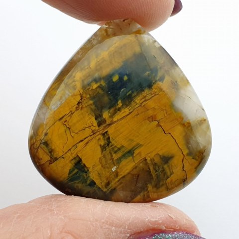 Nellite cabochon 3.2x3.1 cm no 6 Nellite cabochon 3.2x3.1 cm no 6
