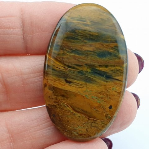 Nellite cabochon 4.1x2.5 cm no 17 Nellite cabochon 4.1x2.5 cm no 17