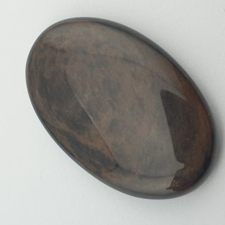 Copper obsidian cabochon 3.4x2.2 no 2