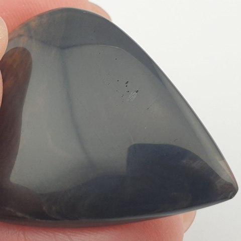 Obsidian copper cabochon 3.5x2.7 no. 13 Obsidian copper cabochon 3.5x2.7 no. 13