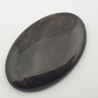 Copper obsidian cabochon 3.7x2.4 No. 4