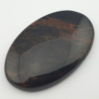 Copper obsidian cabochon 3.8x2.4 No. 29