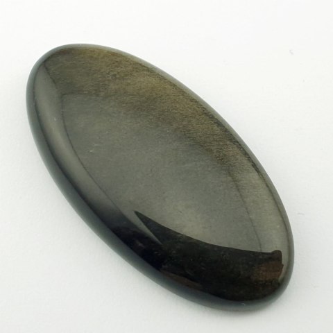 Obsidian gold cabochon 3.8x1.9 cm no. 6 Obsidian gold cabochon 3.8x1.9 cm no. 6