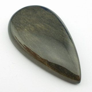 Gold obsidian cabochon 3.9x2.2 cm no 15