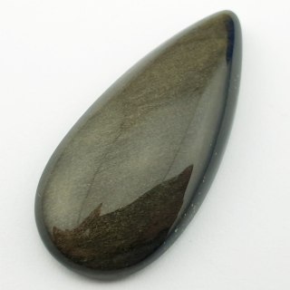 Gold obsidian cabochon 4.2x1.6 cm no 17