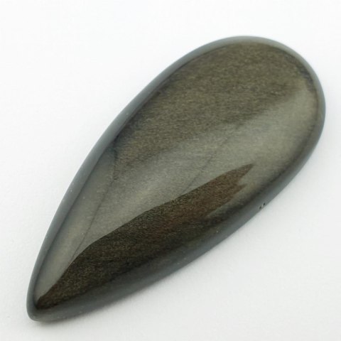 Obsidian golden cabochon 4.2x1.6 cm no. 17 Obsidian golden cabochon 4.2x1.6 cm no. 17