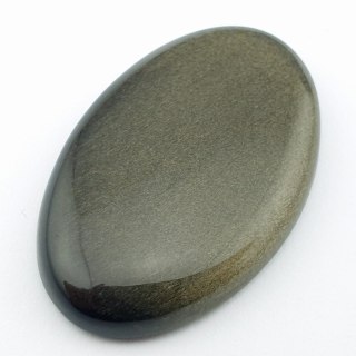 Gold obsidian cabochon 4.2x1.6 cm no 24