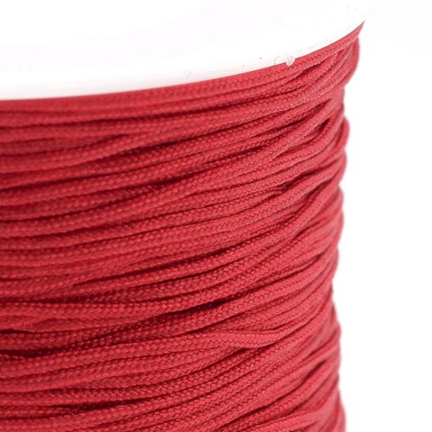 Sznurek nylonowy topliwy 1 mm 5 m czerwony Sznurek nylonowy topliwy 1 mm 5 m czerwony