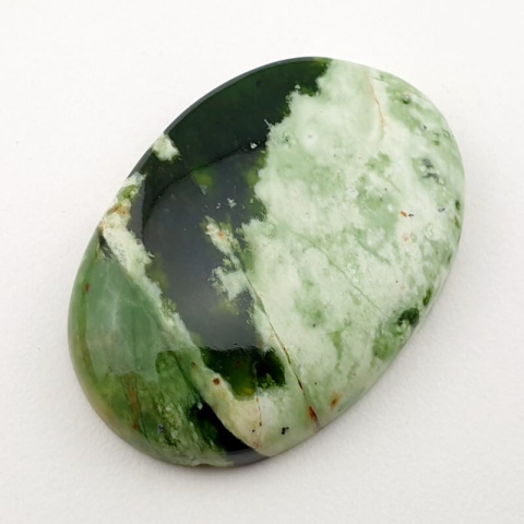 Chrome chalcedony cabochon 37x16 mm no 20 Chrome chalcedony cabochon 37x16 mm no 20