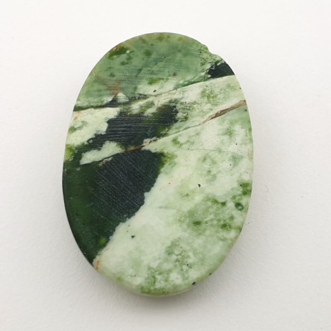 Chrome chalcedony cabochon 37x16 mm no 20 Chrome chalcedony cabochon 37x16 mm no 20