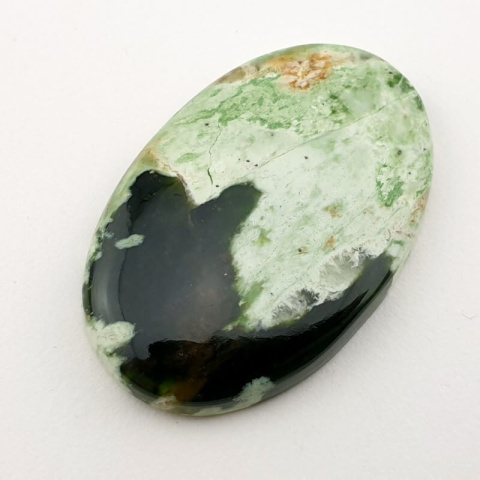 Chrome chalcedony cabochon 40x16 mm no. 21 Chrome chalcedony cabochon 40x16 mm no. 21