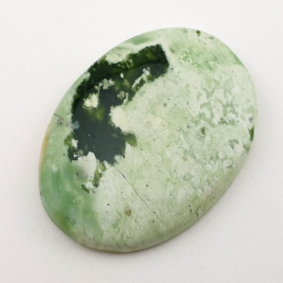 Chrome chalcedony cabochon 41x29 mm no. 3