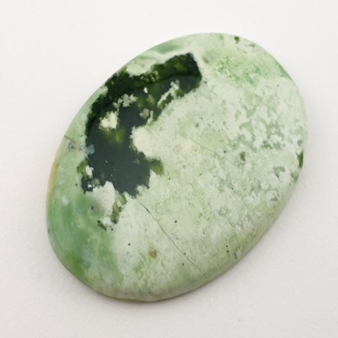 Chrome chalcedony cabochon 41x29 mm no. 3 Chrome chalcedony cabochon 41x29 mm no. 3