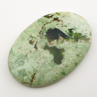 Chrome chalcedony cabochon 44x29 mm no. 13