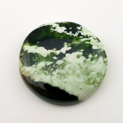 Chrome chalcedony cabochon fi 31x mm no. 6 Chrome chalcedony cabochon fi 31x mm no. 6