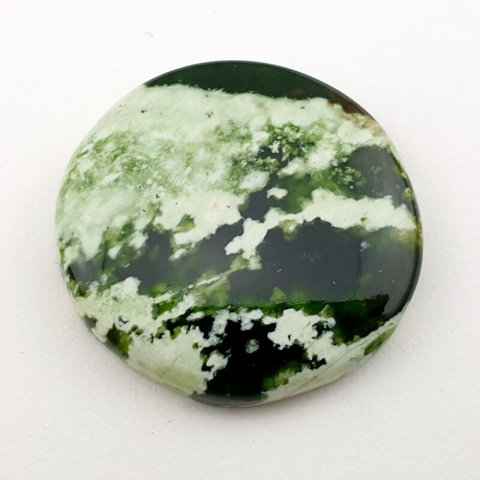 Chrome chalcedony cabochon fi 31x mm no. 6 Chrome chalcedony cabochon fi 31x mm no. 6