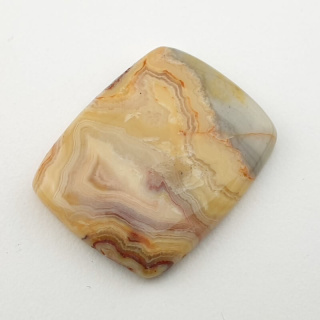 Lace agate yellow cabochon 29x23 mm no. 31