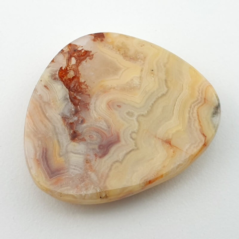 Crazy lace agate yellow cabochon 36x31 mm no 35 Crazy lace agate yellow cabochon 36x31 mm no 35