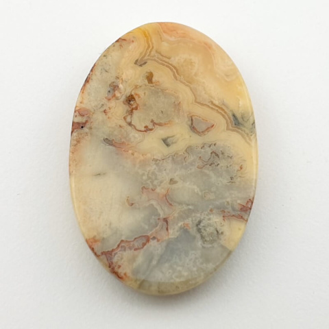 Crazy lace agate yellow cabochon 41x26 mm no 23 Crazy lace agate yellow cabochon 41x26 mm no 23