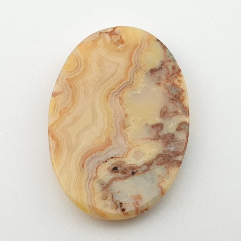 Crazy lace agate yellow cabochon 41x28 mm no. 24 Crazy lace agate yellow cabochon 41x28 mm no. 24