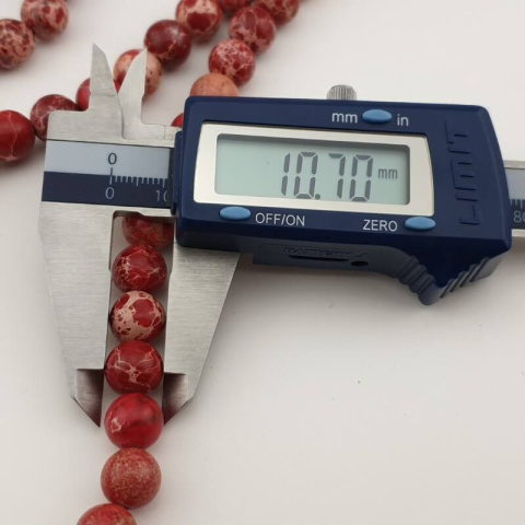 Imperial jasper red ball 10 mm strand