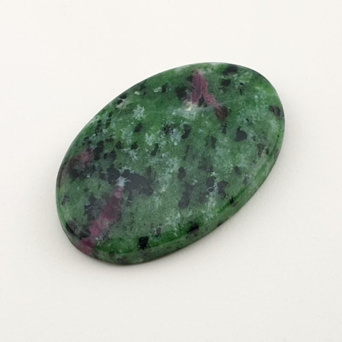 Zoisite with ruby cabochon 39x25 mm no 47 Zoisite with ruby cabochon 39x25 mm no 47