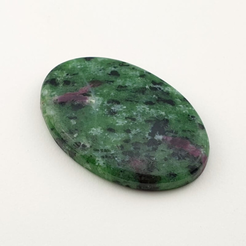 Zoisite with ruby cabochon 39x25 mm no 47 Zoisite with ruby cabochon 39x25 mm no 47
