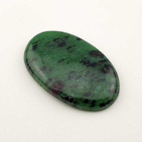Zoisite with ruby cabochon 39x25 mm no. 50 Zoisite with ruby cabochon 39x25 mm no. 50