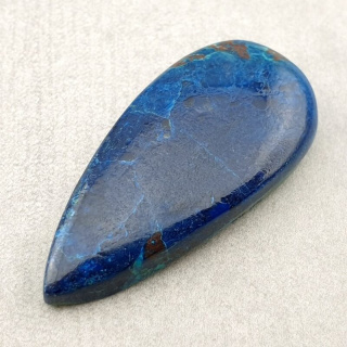 Chrysocolla with azurite cabochon 35x17 mm no. 123
