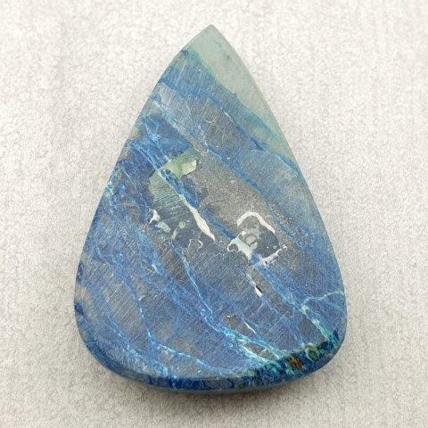 Chrysocolla with azurite cabochon 37x25 mm no. 120 Chrysocolla with azurite cabochon 37x25 mm no. 120